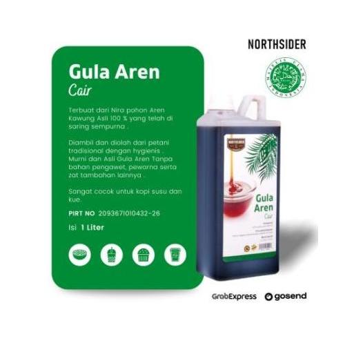 GULA AREN CAIR 1 LITER PREMIUM ASLI UNTUK KOPI SUSU - KUE - BOBA