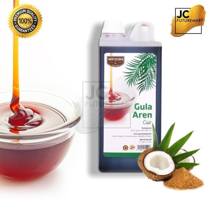GULA AREN CAIR 1 LITER PREMIUM ASLI UNTUK KOPI SUSU - KUE - BOBA