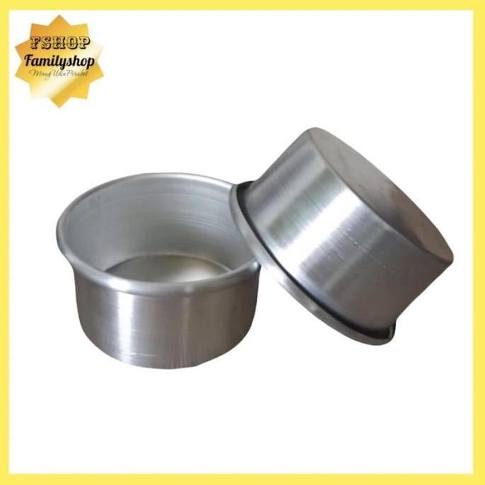 Loyang bulat press tanpa sambungan 7cm 8cm 9cm 10cm tinggi 5cm