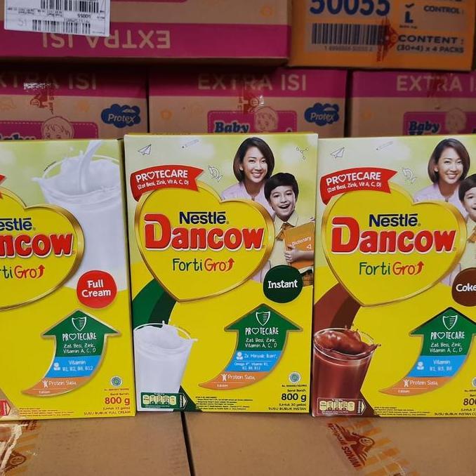 Dancow Fortigro 780 gr instan/coklat/fullcream