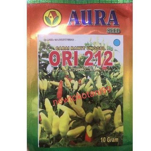 Benih cabe rawit ORI 212 10 gram cabai rawet putih ORI212 dari aura seed