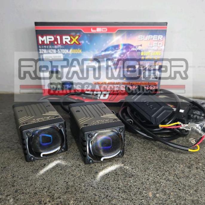 Promo MINI Projie PRO7 MP.1RX Blue Lens 2x 32W/42W / MP1RX / MP1 RX / MINI PROJIE VIRAL Output Biled