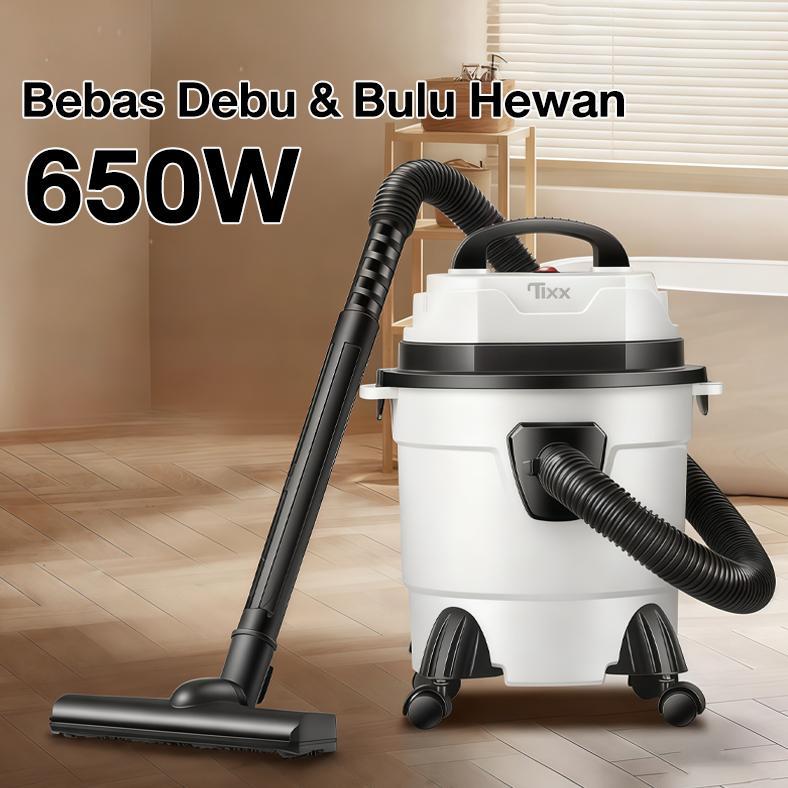 Tixx 15L Vacuum Cleaner Low Watt 650W Vacuum Cleaner Debu Rumah Vacuum Cleaner Wet And Dry