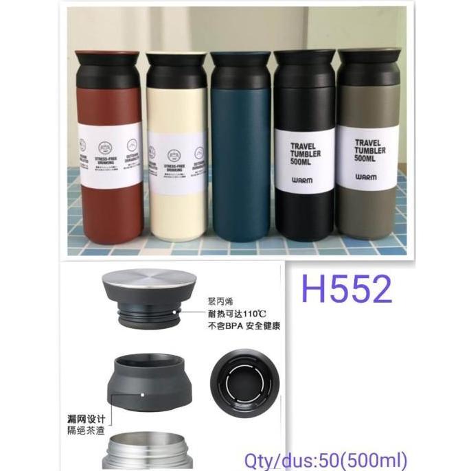 H552 - Japan Termos Stainless Steel Botol Travel Tumbler