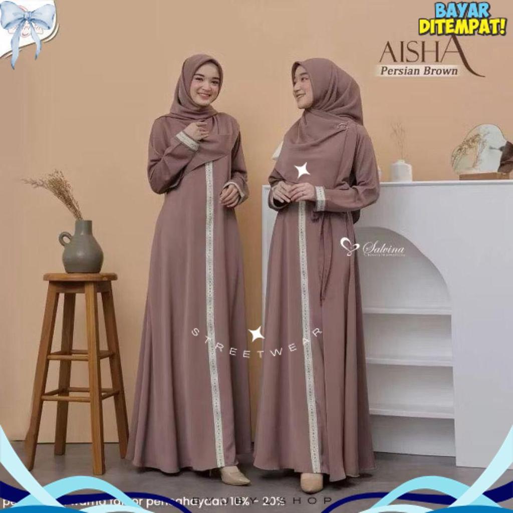 Berkualitas Gamis Abaya Turkey / Mecca Abaya / Gamis Bordir Terbaru 2025 Premium Gamis Wanita Ukuran