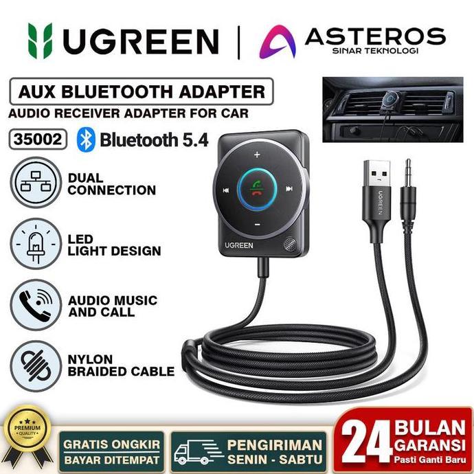 Ugreen Bluetooth 5.0 Receiver With Aux 3.5Mm Ugreen Audio Car Receiver