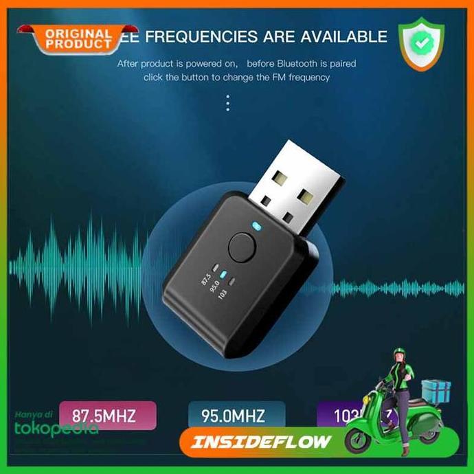 Blutooth Usb Dongle Audio Mobil Receiver Fm Bluetooth Bloototh Blutut