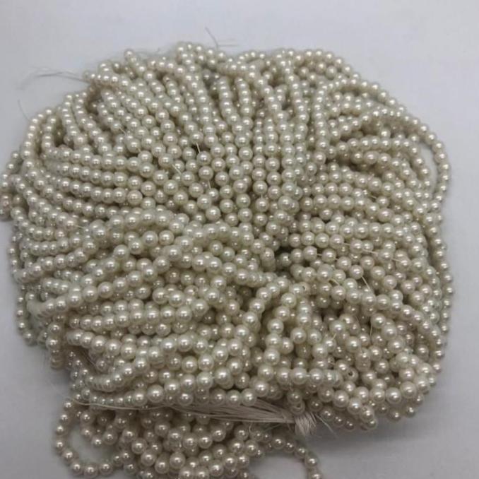 Mote Mutiara Ringan Diameter 8 mm - Payet Mutiara 8 mm 450 Gram