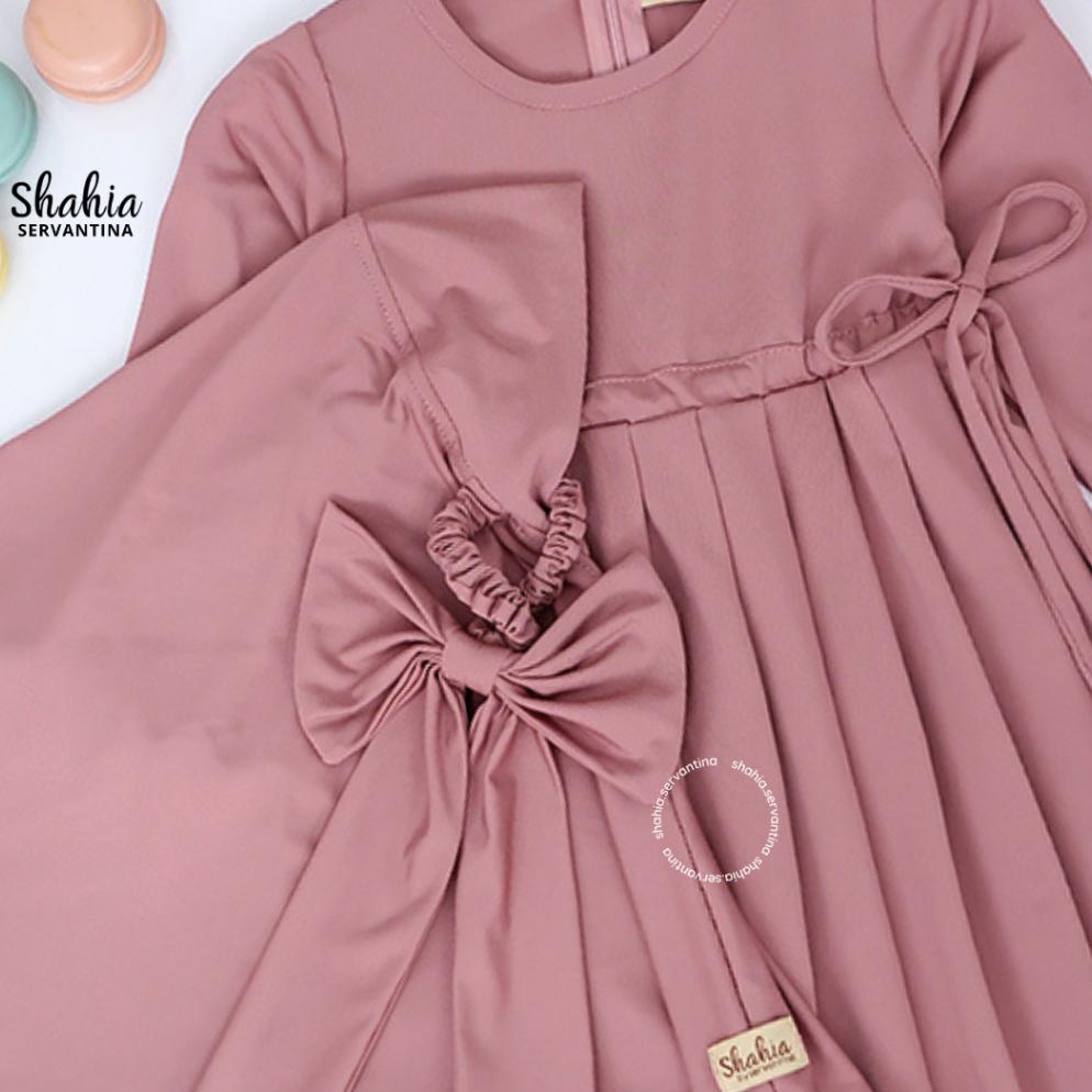 TERMURAH Shahia Servantina - [Satu Set Jilbab] Zivana Set Dress Gamis Anak Perempuan