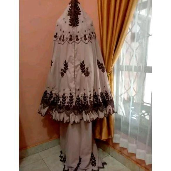 PREMIUM (READY) terjamin mukena rempel  bordir  bukittinggi  bordir mewah mukena cantik terlaris