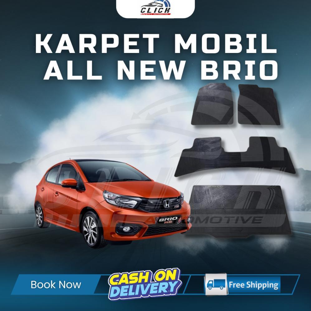 Grade Ori Karpet Lantai Karet Brio & All New Brio Rs / Karpet Mobil Karet Brio Satu Set / Karpet Mob
