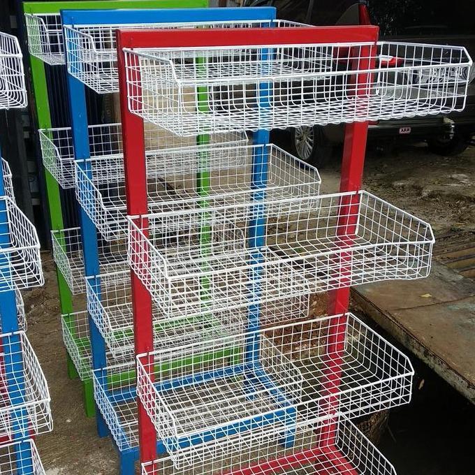 Terlaris Rak Chiki Ciki Jualan Warung Super Mini Market Snack Permen 12 Unit