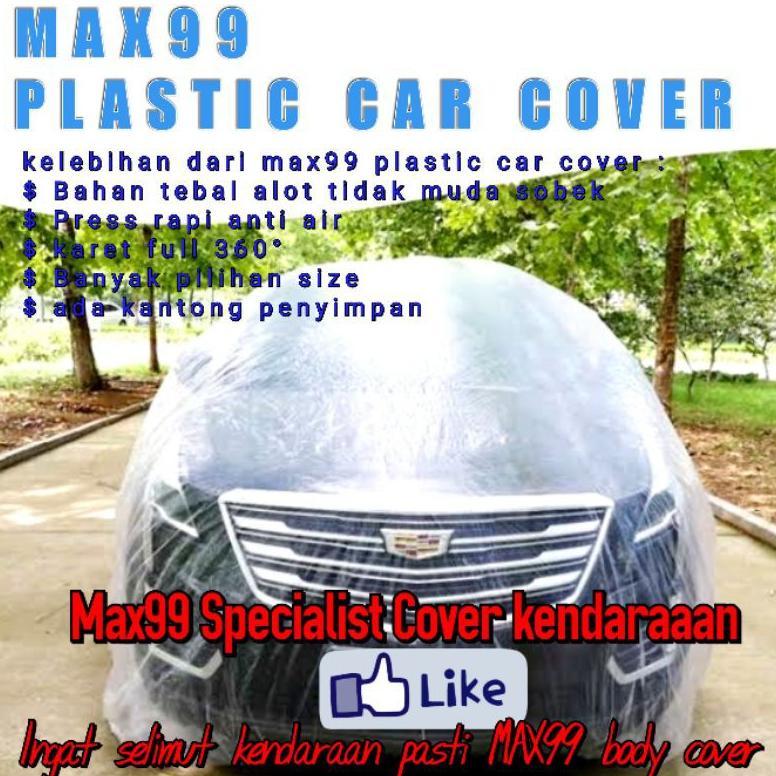 Promo Sarung Mobil Plastik Tebal Pe Tebal Anti Sobek Cover Mobil Plastik Tebal Anti Air / Sarung Mob