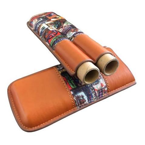 Murah Humidor Case 2 Slots Classic Travel