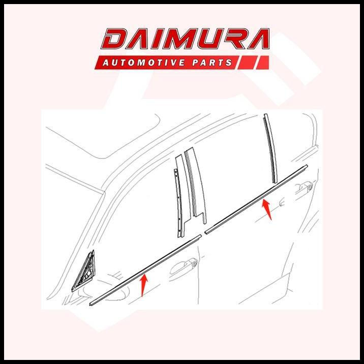 HOT DEAL KARET PELIPIT LIST LIS PINTU KACA WEATHER STRIP MOBIL TERRANO 
