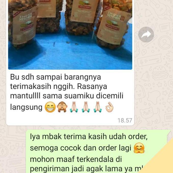 KERING TEMPE KENTANG KACANG PEDAS MANIS GURIH