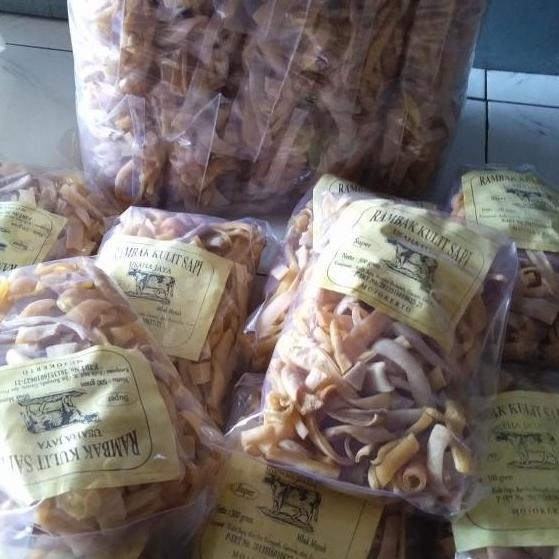 krupuk kulit rambak sapi(mentah)