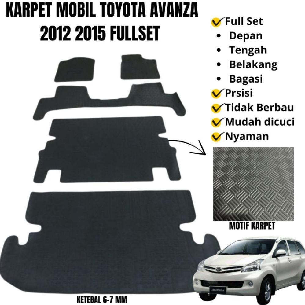 Karpet Mobil Toyota Avanza 2012 2015 Alas Kaki Matras  mobil Avanza fullset 2012 2013 2014 2015