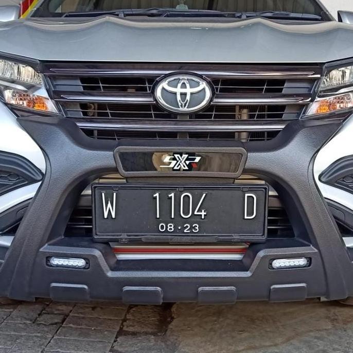 Tanduk Depan Mobil All New Rush / All New Terios Model Luxury Merek Sunrise Rhino Komplit Asli