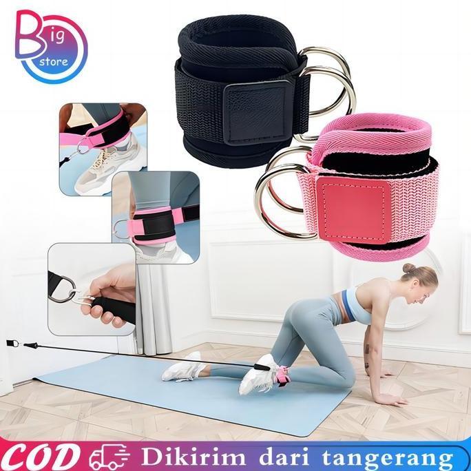 Selfdefense- Angkle Strap Gym Adjustable Ankle Strap Gym Ankle Leg Strap Dengan D-Ring Strap Ankle G