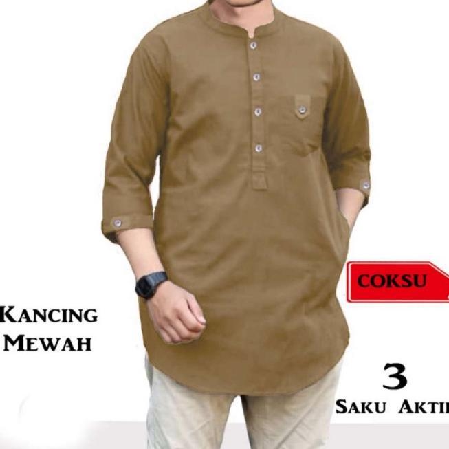 ARVESSA BAJU KOKO QURTA TRIKHAN KATUN PARIS M-XXXL HEMAT