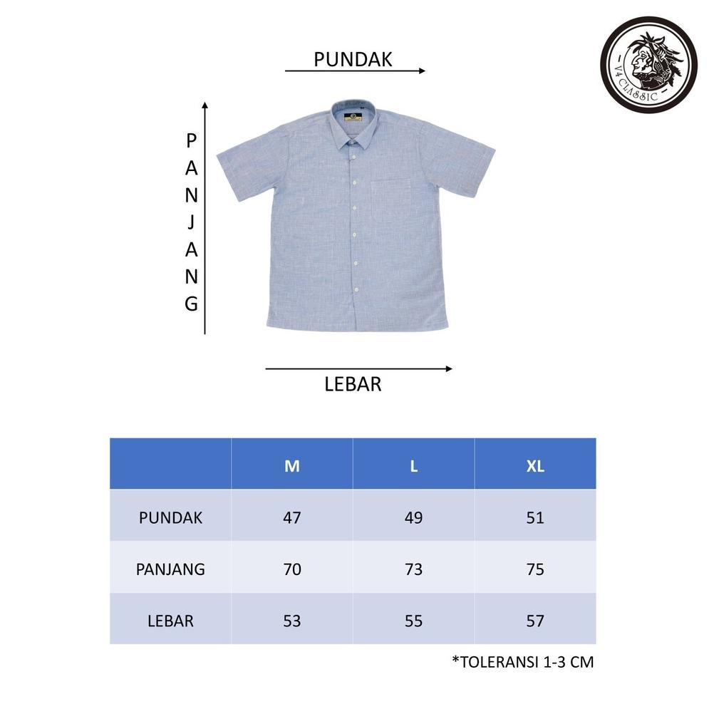 CELVIQUE V4 CLASSIC DARKMAN M L XL 2L 3L 4L 5L - KEMEJA KOKO PRIA KATUN RAMI JUMBO BIG SIZE POLOS LE