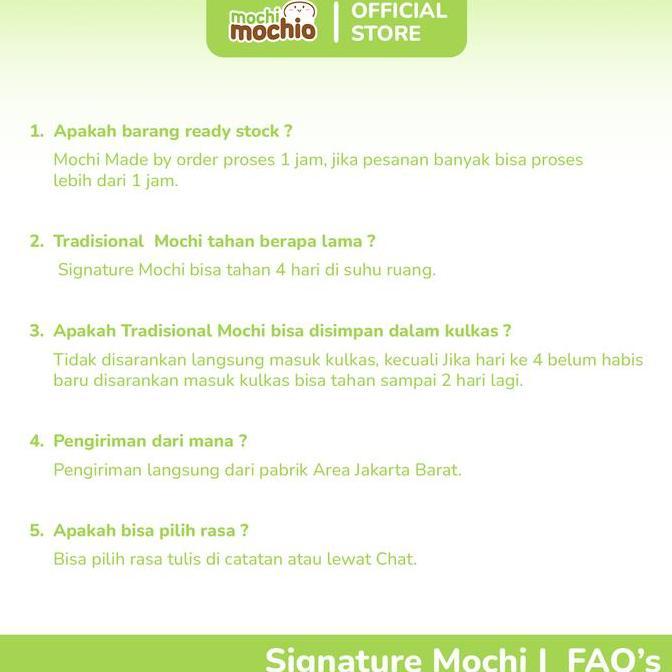 Tetsin Mochi Mochio - Mochi Tradisional 6 pcs HT