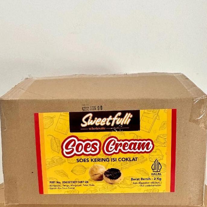 Kue Sus Kering Isi Coklat 2kg SWEETFULLI / Soes Kering SWEETFULLI GS