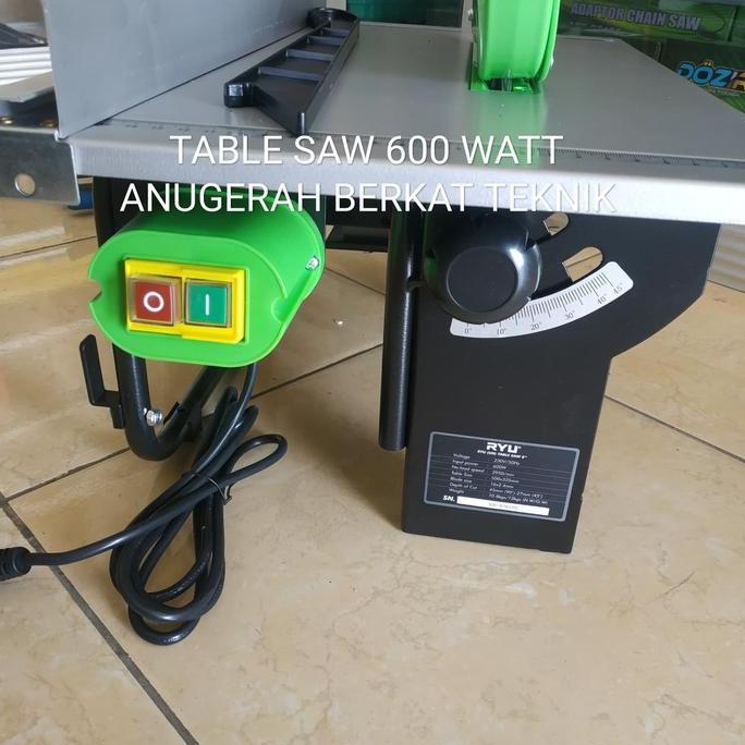 Soon- Table Saw Tekiro Ryu 600 Watt Mesin Gergaji Meja Circular Saw 8 Inch