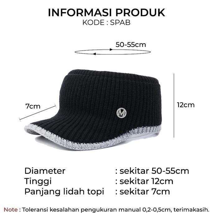 Kunura- Caramel - Topi Senam Rajut Sport Wanita Outfit Olahraga Outdoor Anti Sinar Uv Warna Kuning A