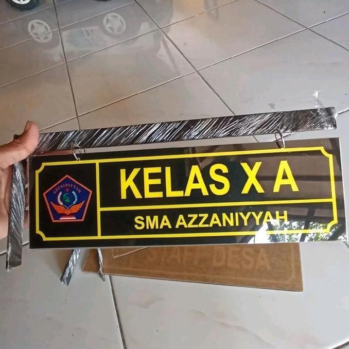 ready PAPAN NAMA RUANGAN / PAPAN NAMA KELAS/PAPAN NAMA 2 SISI