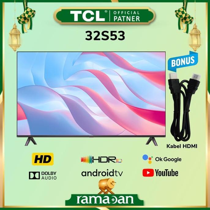 Terlaris Tv Tcl 32S53/32S55 Google Tv 32 Inch Smart Android Ifalcon