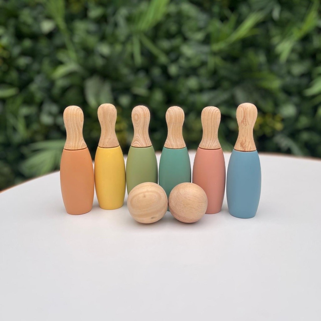 Lettering and Life Colorful Bowling Set