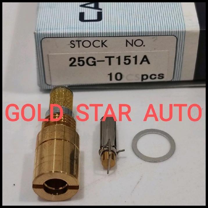 TERLARIS CARBURATOR NEEDLE VALVE JARUM PELAMPUNG CARBURATOR TOYOTA KIJANG 5K SUPER KF40 MERK NAPCO A