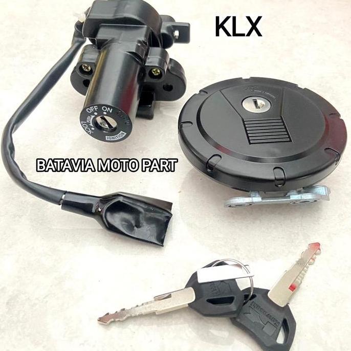 Promo KUNCI KONTAK ASSY SET TUTUP TANGKI KAWASAKI KLX BF 150 KUNCI MOTOR ASSY KLX 150 DTRACKER 150 K