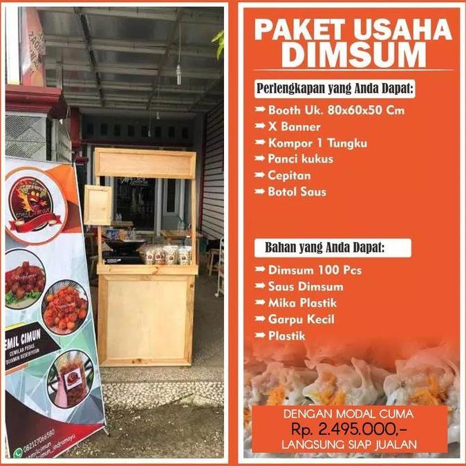 Terlaris Paket Usaha Dimsum Booth Portable Gak Harus Franchise