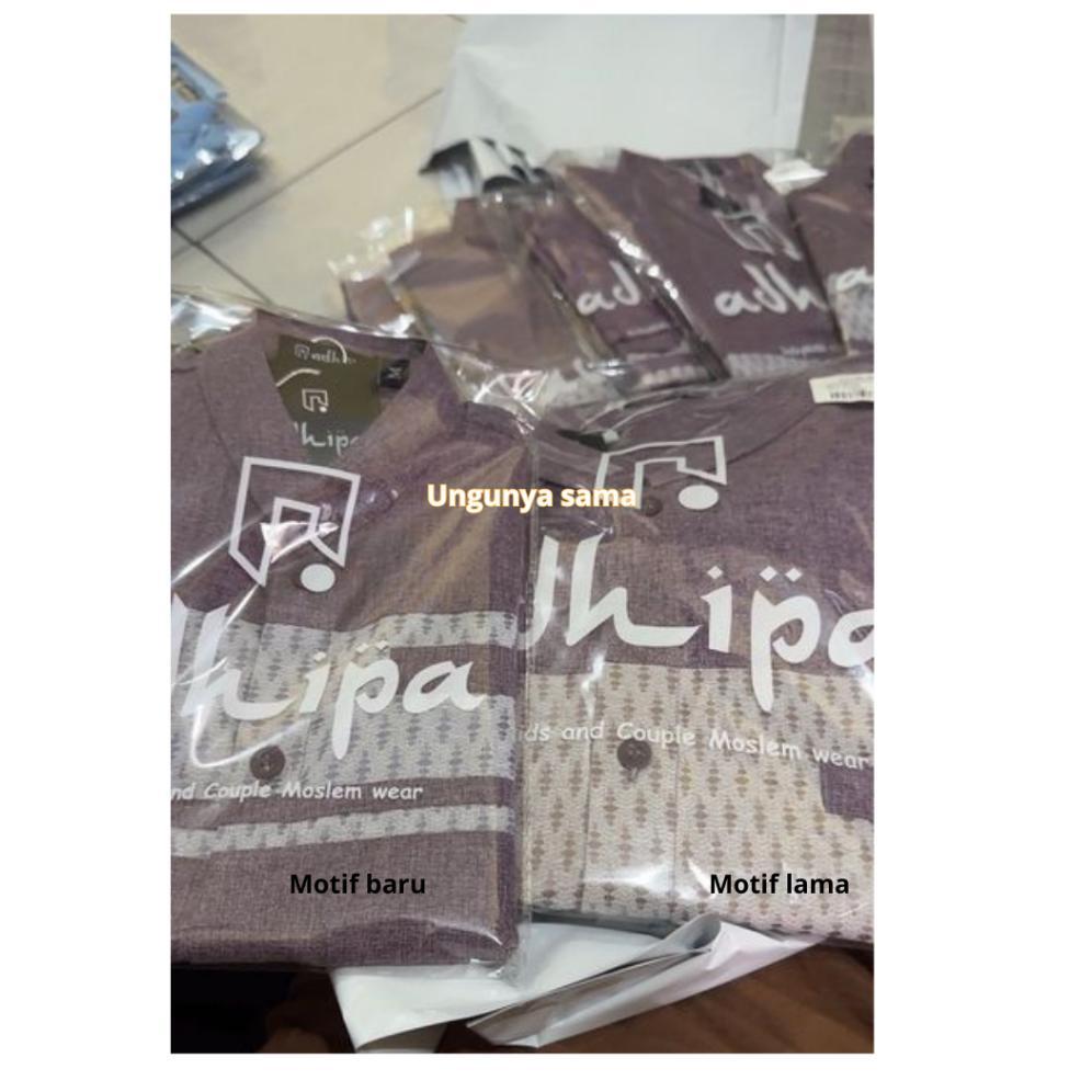 Adhipa Koko Couple Songket Soft Ungu Lengan Panjang Promo