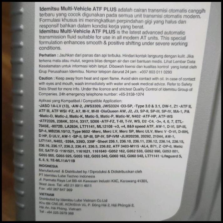 TERBARU OLI TRANSMISI MATIC ATF NISSAN MARCH 1 LITER ORIGINAL 