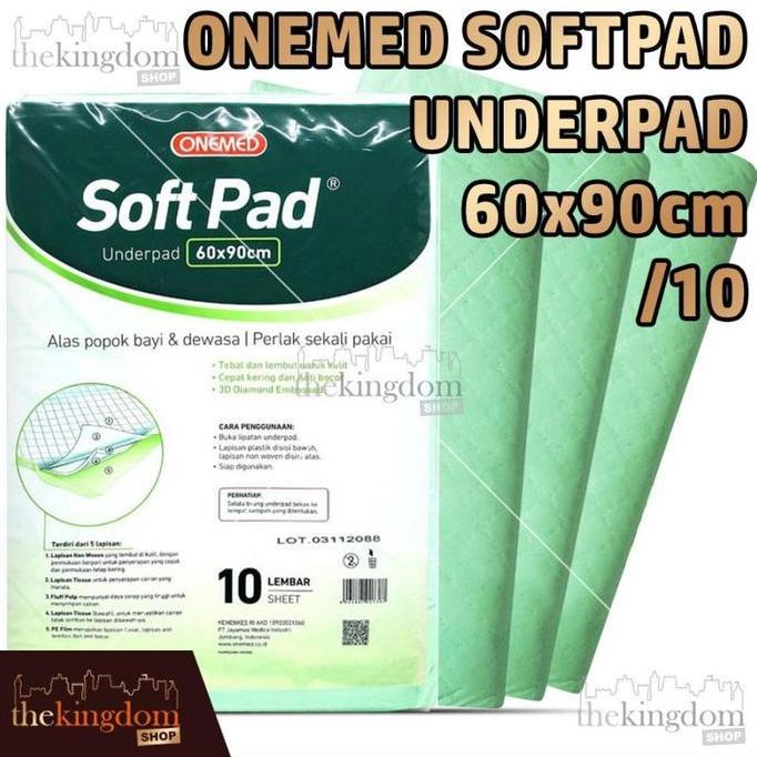 HARGA SAHABAT - Onemed UPad Underpad SoftPad 60x90 Perlak U Pad 60 90