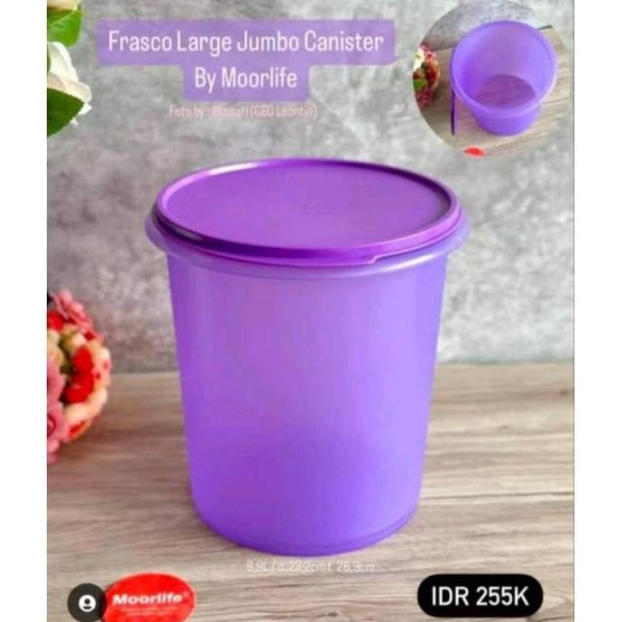 CUCI GUDANG - MOORLIFE TOPLES KERUPUK 8,9L MOORLIFE / TOPLES JUMBO TUTUP KEDAP