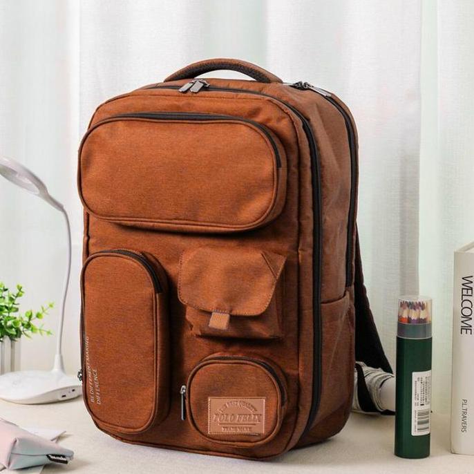 HOT DEAL - POLO FELIX - Tas Pakaian Ransel Travel Tas Koper Tech Traveler