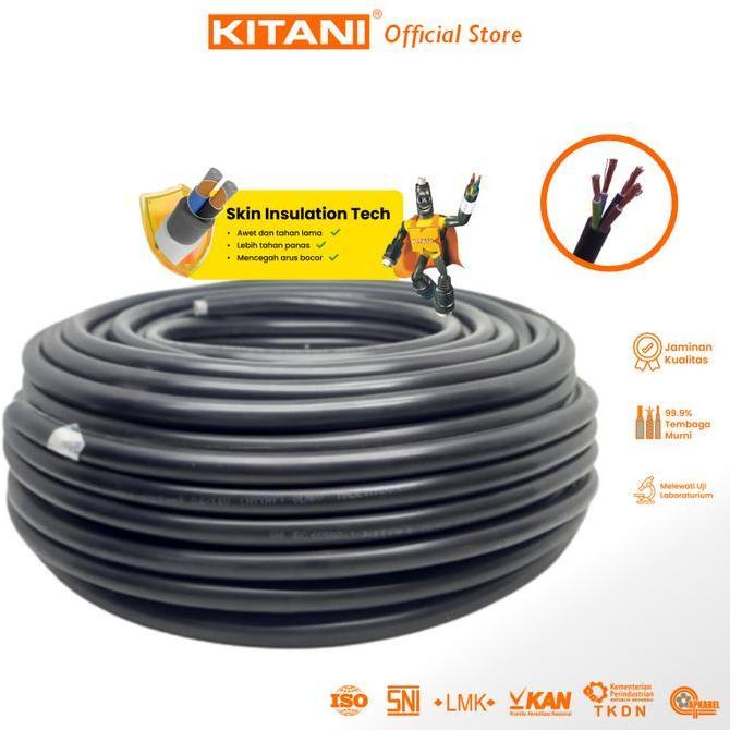 KITANI - NYYHY 44 mm - 50 Meter - Kabel Listrik Tembaga Serabut