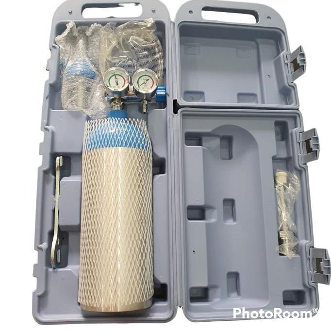 TABUNG OKSIGEN KOPER TABUNG PORTABLE 2LITER TABUNG TRAVELING OXYGEN