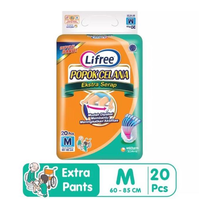 Lifree popok celana ekstra serap M20 M 20/Lifree celana extra serap