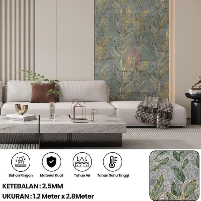 Wallpaper Stiker Dinding Motif Marmer Wallpaper Dinding Vinyl Wallpaper Motif Marmer 120X280Cm Afi