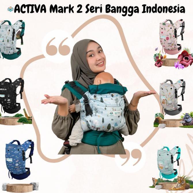 Gendongan Bayi Activa Bayiku id Baby Carrier SSC Seri Bangga Indonesia