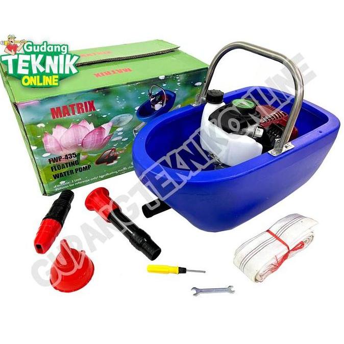 VIST MATRIX  Mesin Floating Pump FWP435 4 TAK / Pompa Air Ampung Floating Water Pump FWP 435 Siram B
