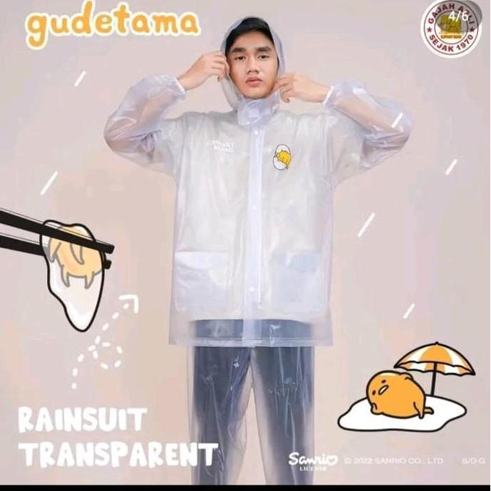 Termurah / Hot Sale (Cod) Jas Hujan Elephant Brand Gudetama Series