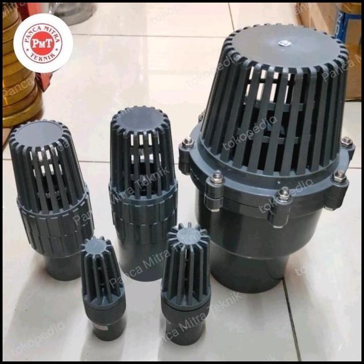 TERLARIS FOOT VALVE PVC 4" INCH DRAT DALAM 