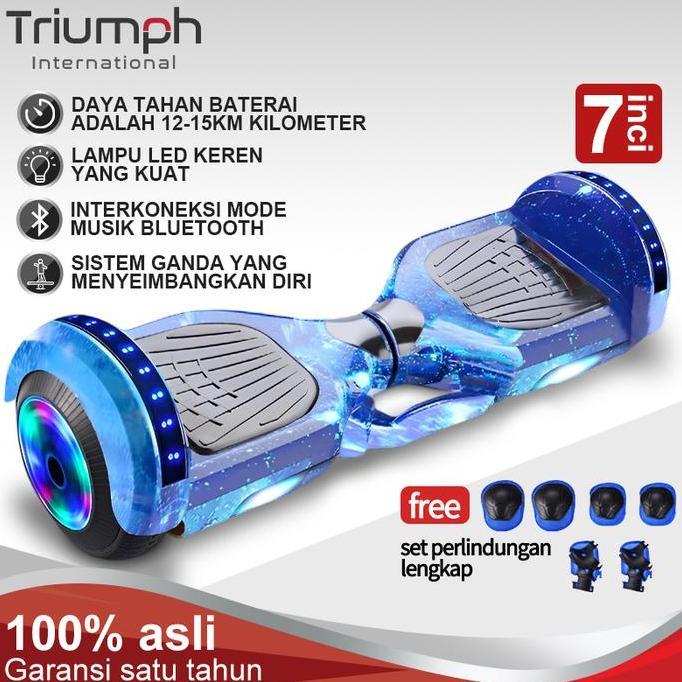 ESOKUIKI Hoverboard Anti-Slip/Anak-anak 7 Inch Hoverboard/Sepeda Keseimbangan